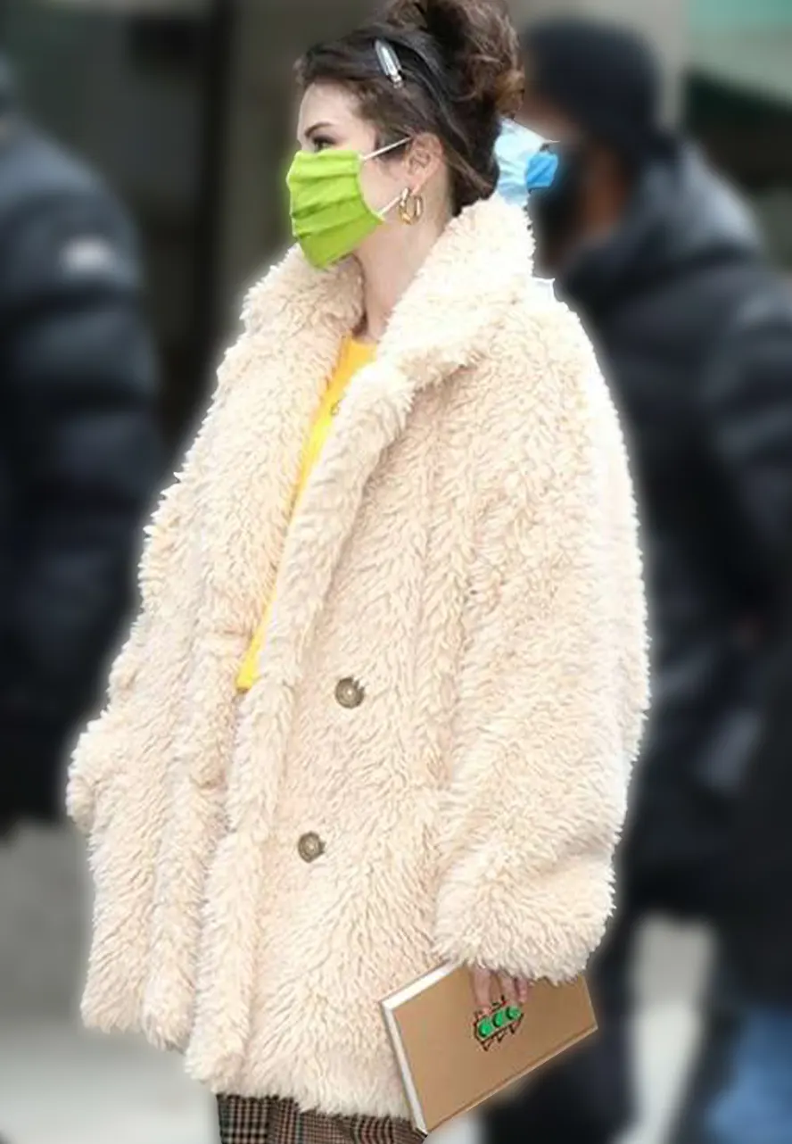 Selena Gomez Only Murders in the Building Fur Peacoat Selena Gomez Only Murders in the Building Fur Peacoat - Image 4