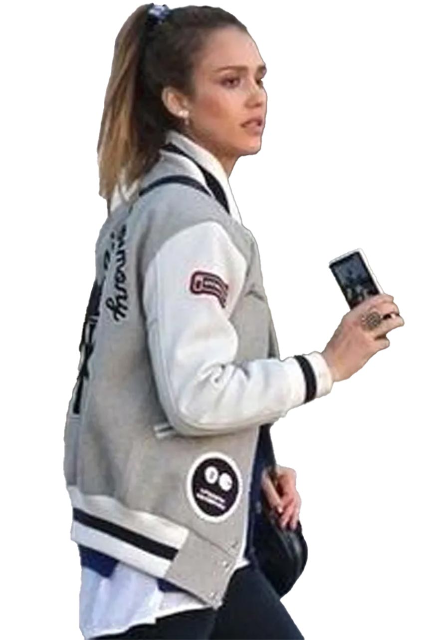 Opening Ceremony Jessica Alba Varsity Jacket Opening Ceremony Jessica Alba Varsity Jacket - Image 3