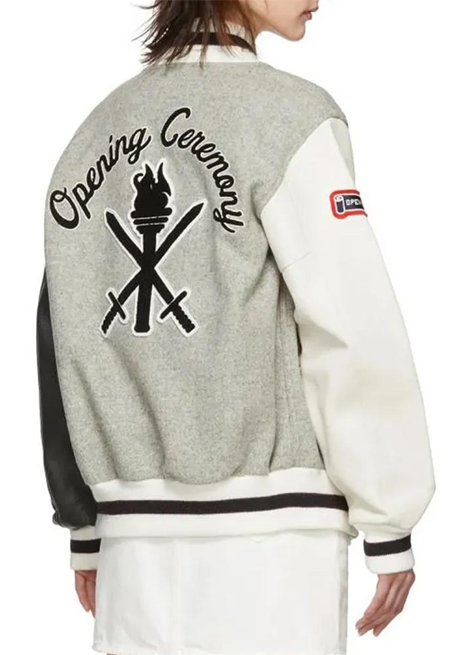 Opening Ceremony Jessica Alba Varsity Jacket Opening Ceremony Jessica Alba Varsity Jacket - Image 2