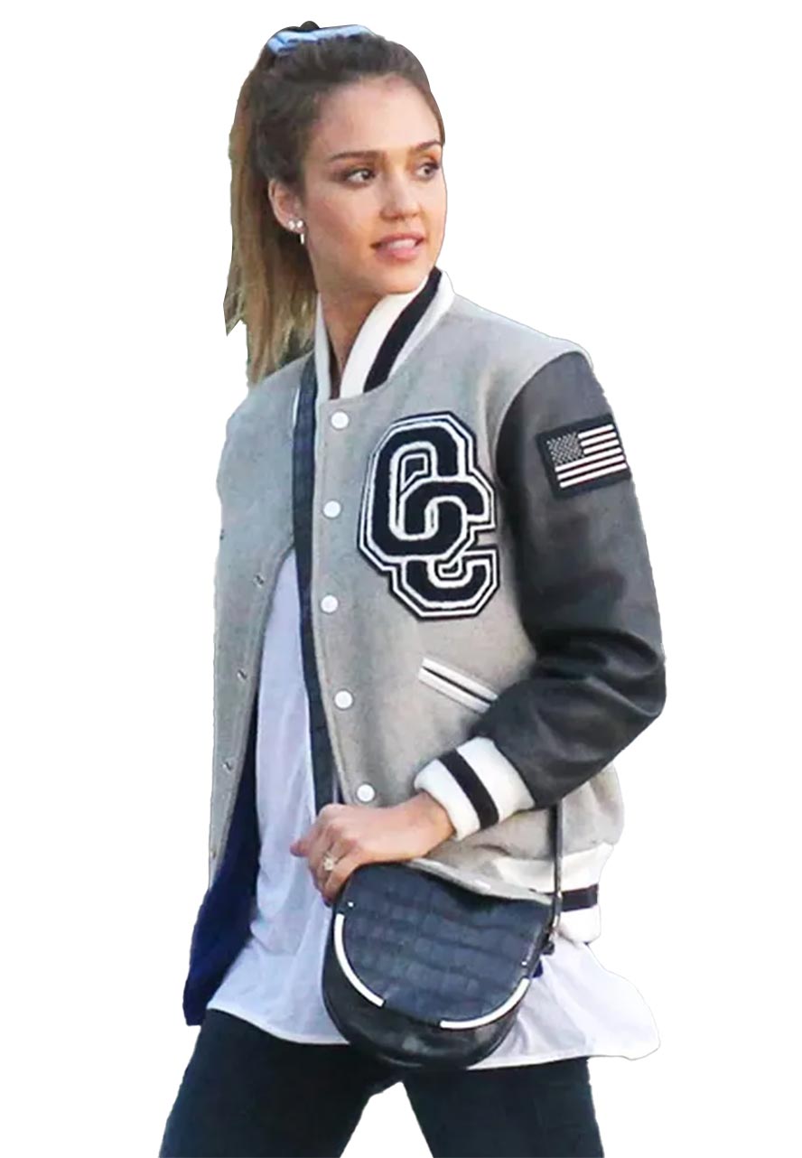 Opening Ceremony Jessica Alba Varsity Jacket Opening Ceremony Jessica Alba Varsity Jacket