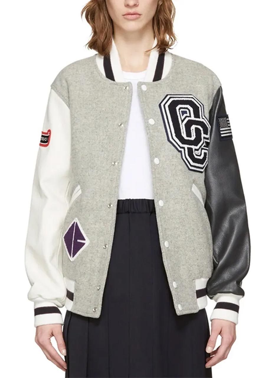 Opening Ceremony Jessica Alba Varsity Jacket Opening Ceremony Jessica Alba Varsity Jacket - Image 4