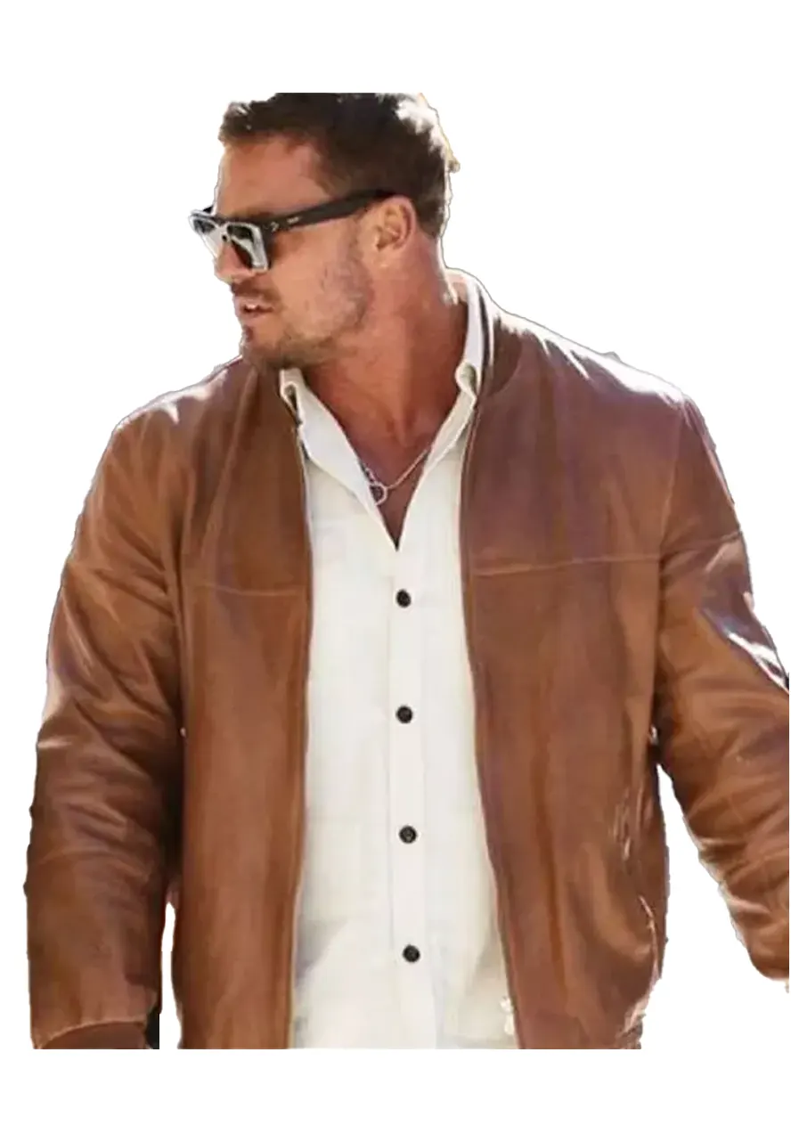 Ordinary Angels Alan Ritchson Brown Jacket Ordinary Angels Alan Ritchson Brown Jacket - Image 5
