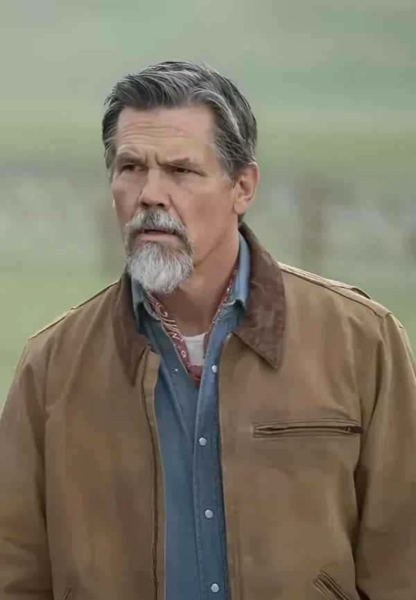 Outer Range Josh Brolin Brown Cotton Jacket