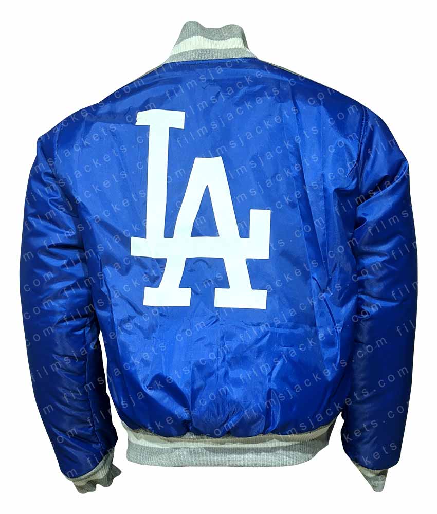 Los Angeles Dodgers Blue Jacket Los Angeles Dodgers Blue Jacket - Image 4