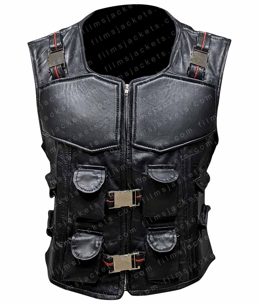 Blade Wesley Snipes Leather Vest wesley snipes blade vest