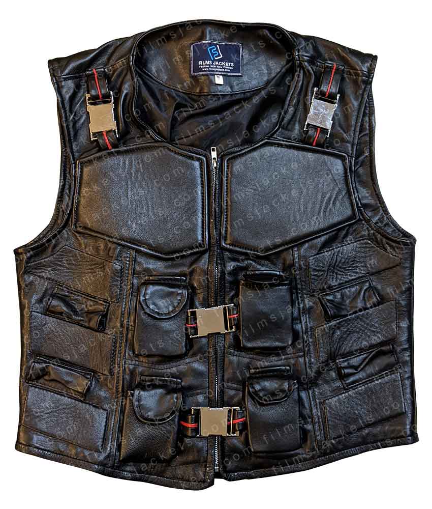 Blade Wesley Snipes Leather Vest blade trinity vest