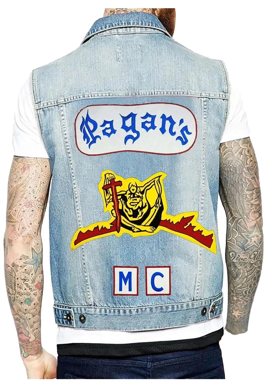 Pagan MC Denim Vest Pagan MC Denim Vest