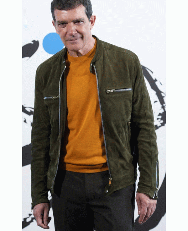 Pain & Glory Antonio Banderas Suede Leather Jacket