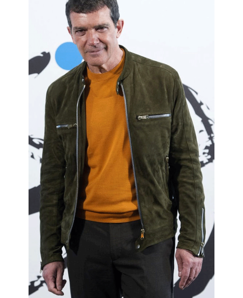 Pain & Glory Antonio Banderas Suede Leather Jacket Pain & Glory Antonio Banderas Suede Leather Jacket