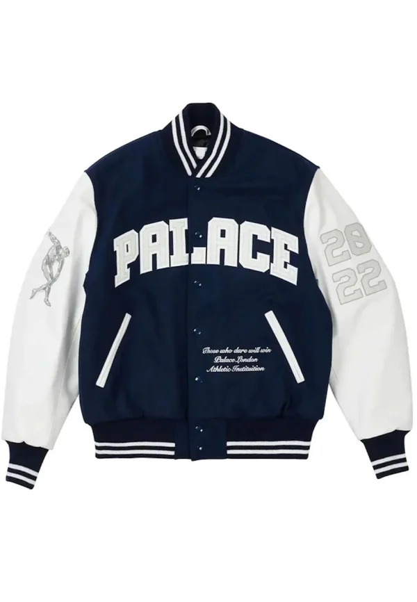 Palace Greek Navy Blue Varsity Jacket