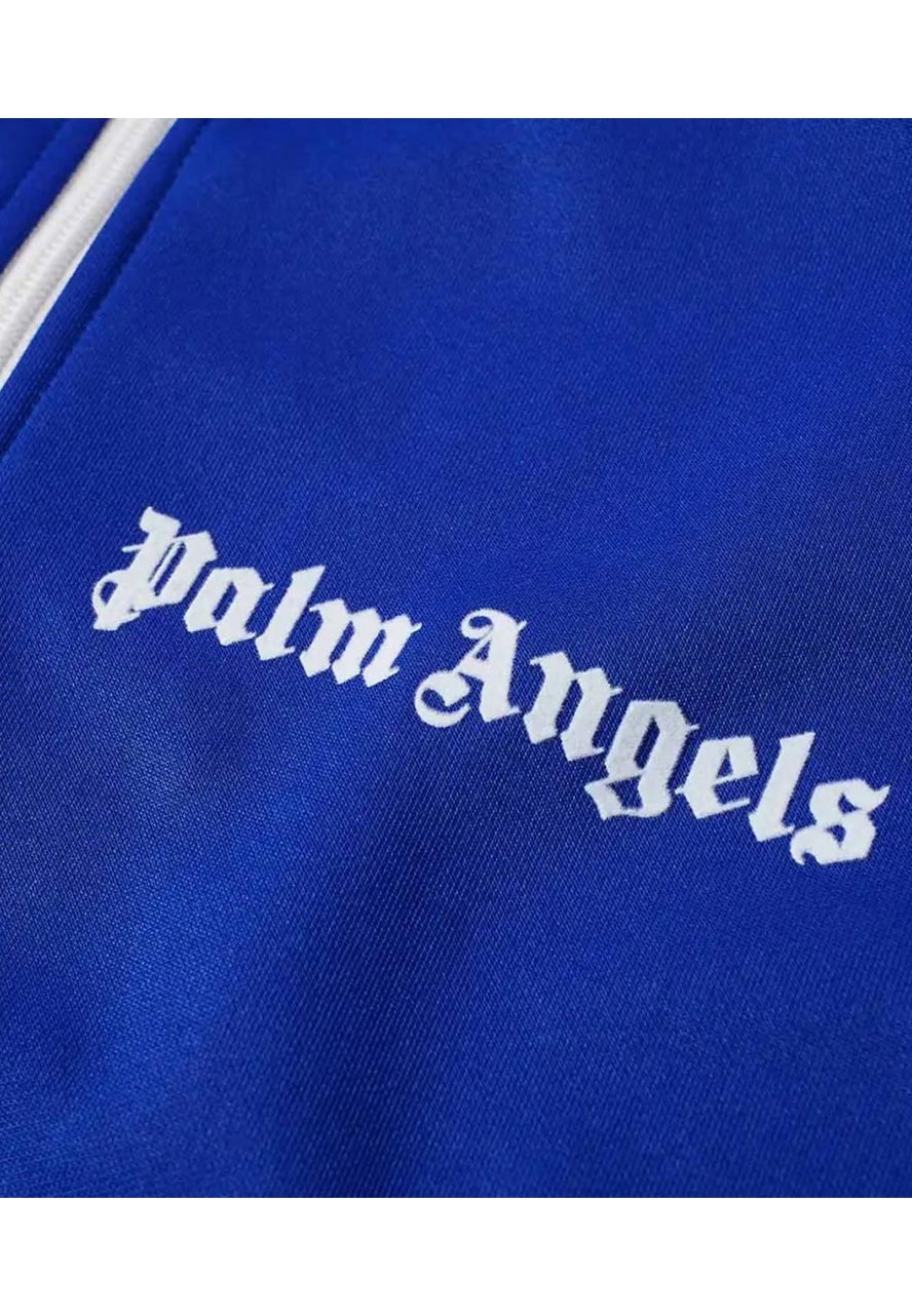 Palm Angels Track Taped Dark Blue Jacket Palm Angels Track Taped Dark Blue Jacket - Image 4