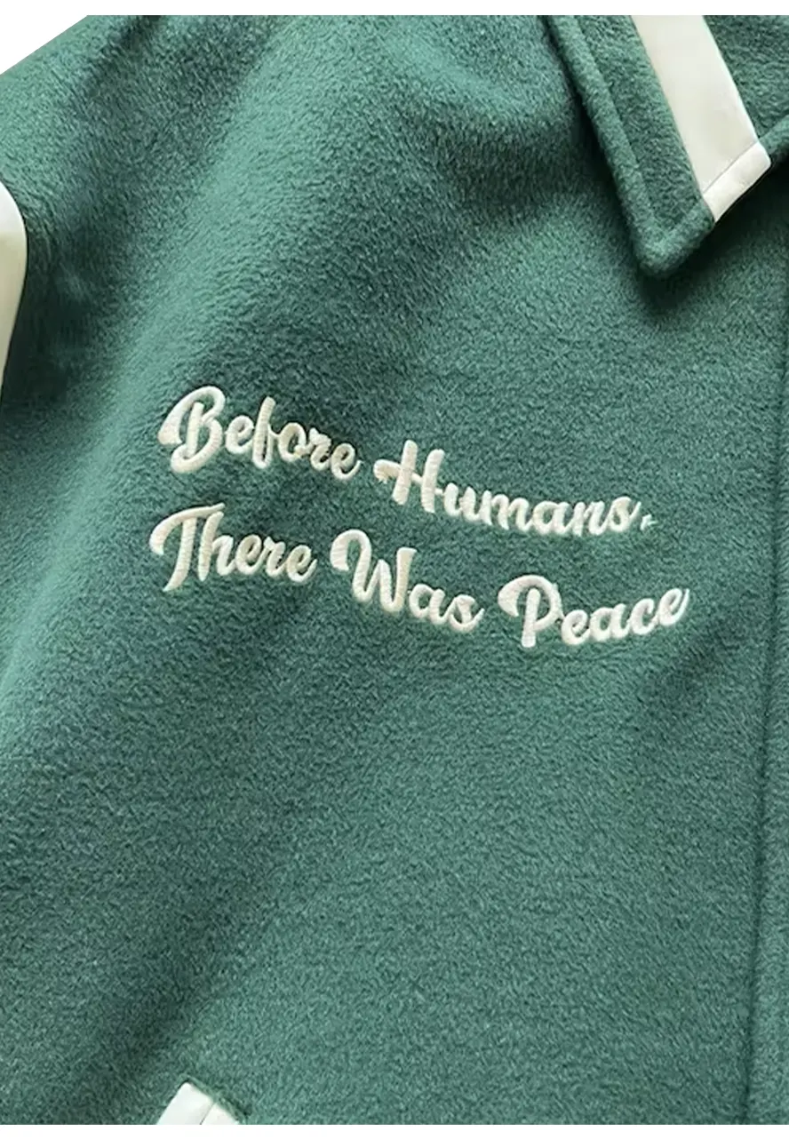 Peaceful People Varsity Jacket Peaceful People Varsity Jacket - Image 4
