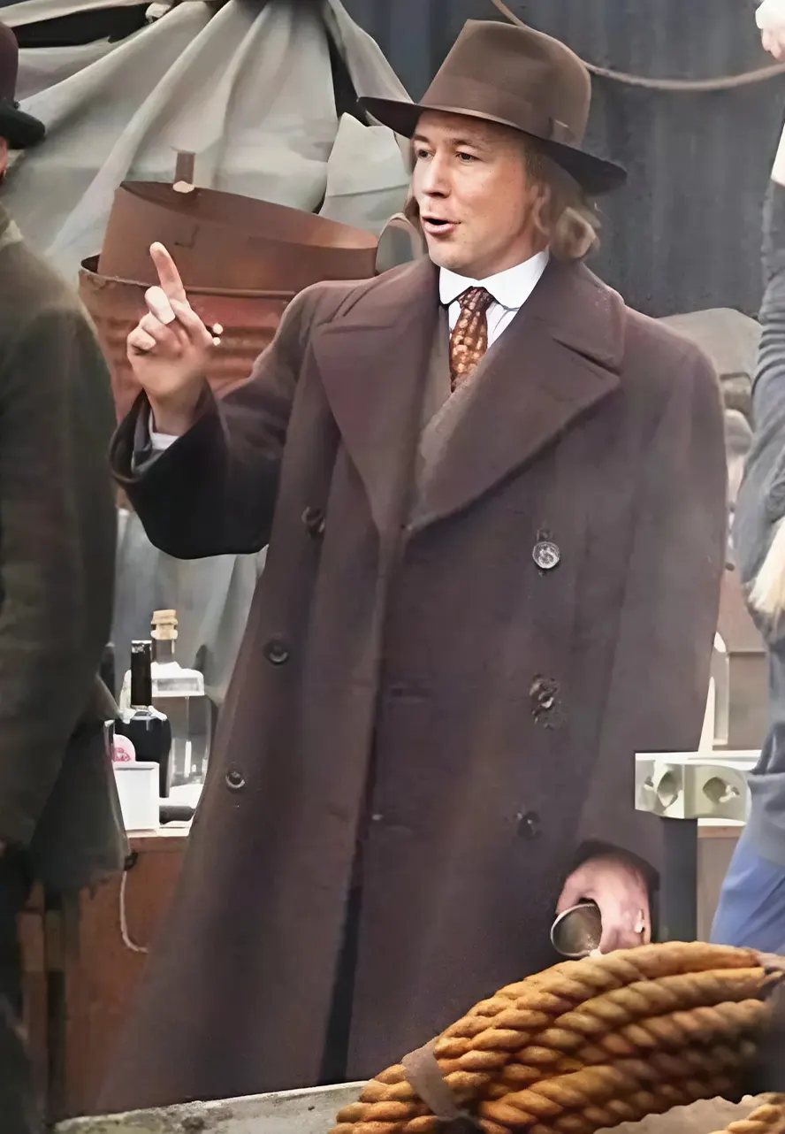 Aidan Gillen Peaky Blinders Double Breasted Coat Aidan Gillen Peaky Blinders Double Breasted Coat - Image 2