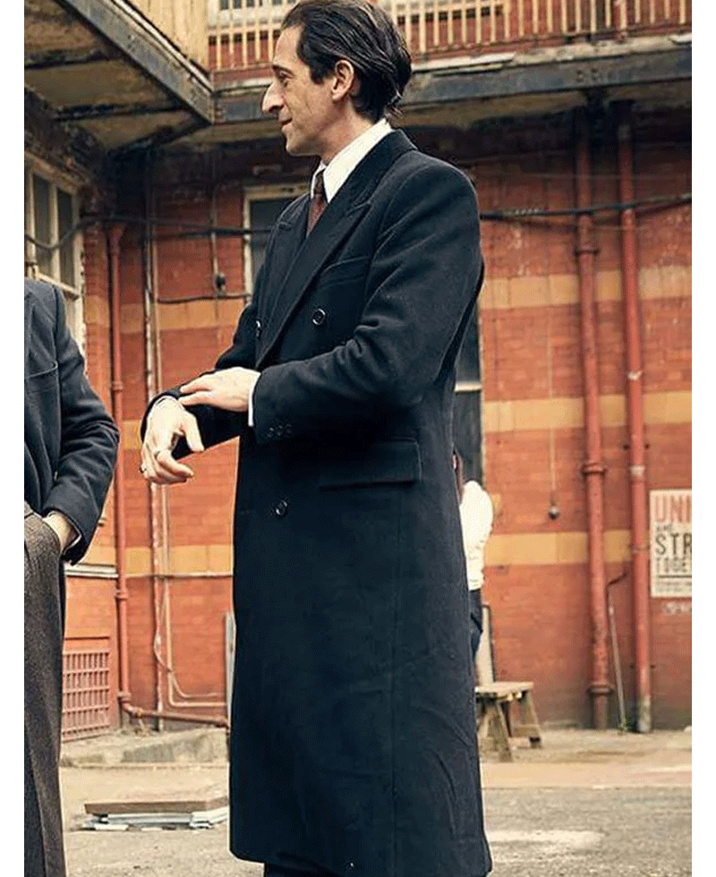 Peaky Blinders Adrien Brody Trench Coat Peaky Blinders Adrien Brody Trench Coat - Image 2