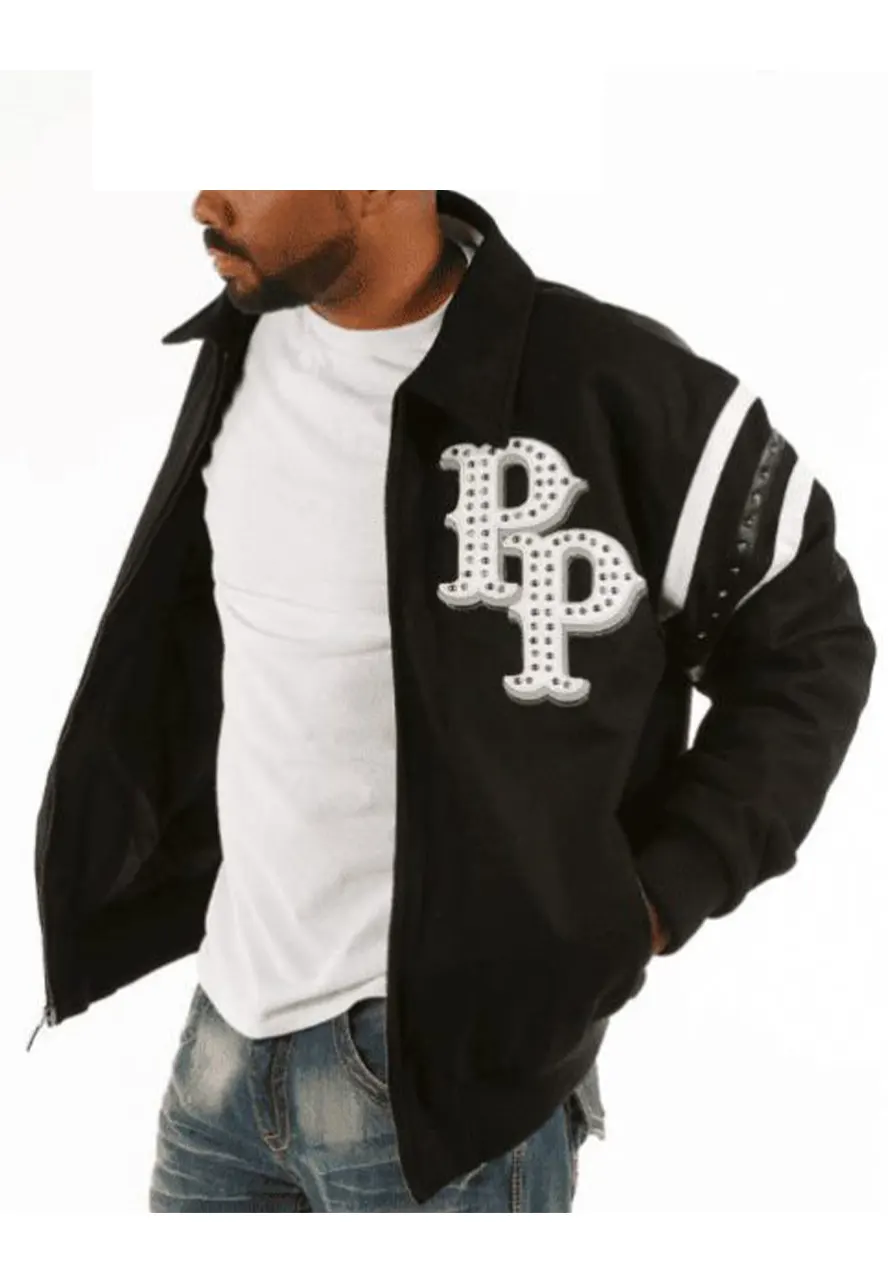 Pelle Pelle Detroit Black Jacket pelle pelle detroit Wool jacket