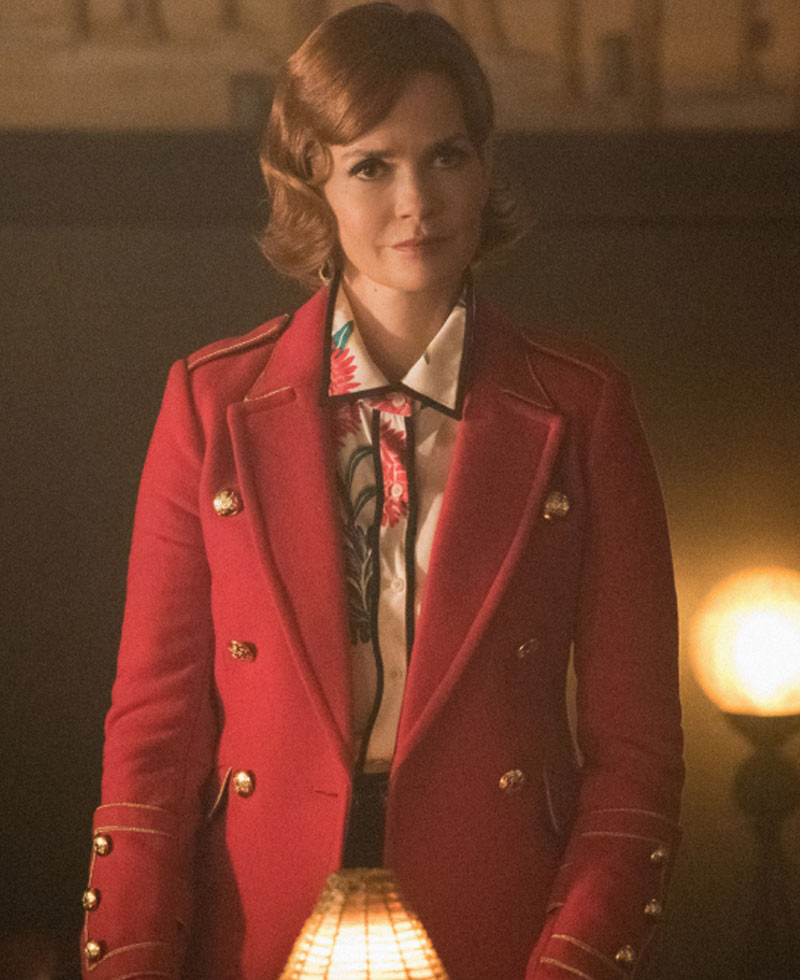 Penelope Blossom Riverdale Military Red Coat Penelope Blossom Riverdale Military Red Coat - Image 8