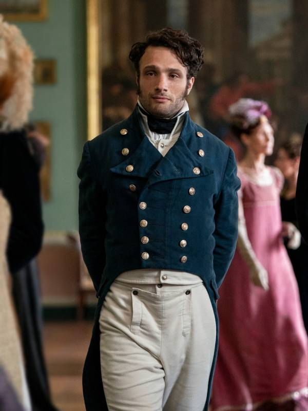 Persuasion 2022 Captain Frederick Wentworth Velvet Tailcoat Persuasion 2022 Captain Frederick Wentworth Velvet Tailcoat