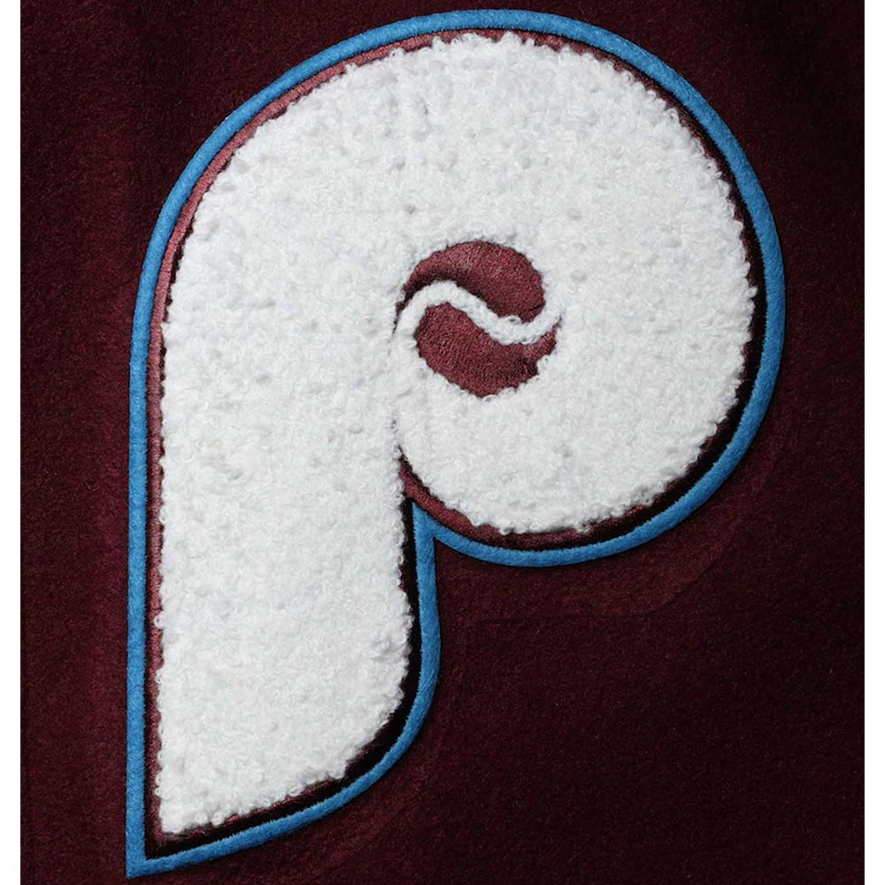 Philadelphia Phillies Burgundy Jacket Philadelphia Phillies Burgundy Jacket - Image 3