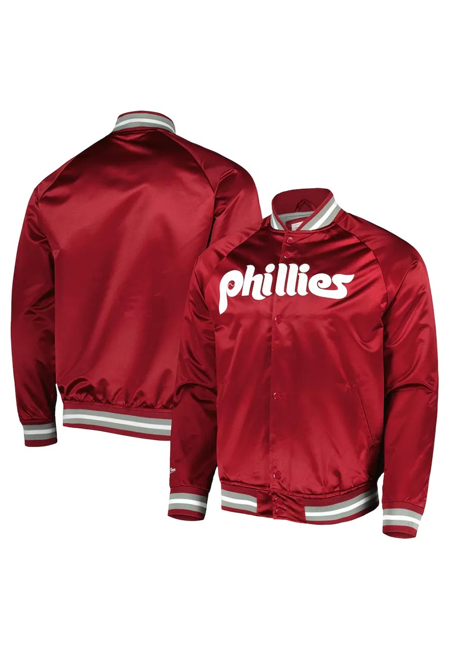 Philadelphia Phillies Satin Jacket Philadelphia Phillies Satin Jacket - Image 6