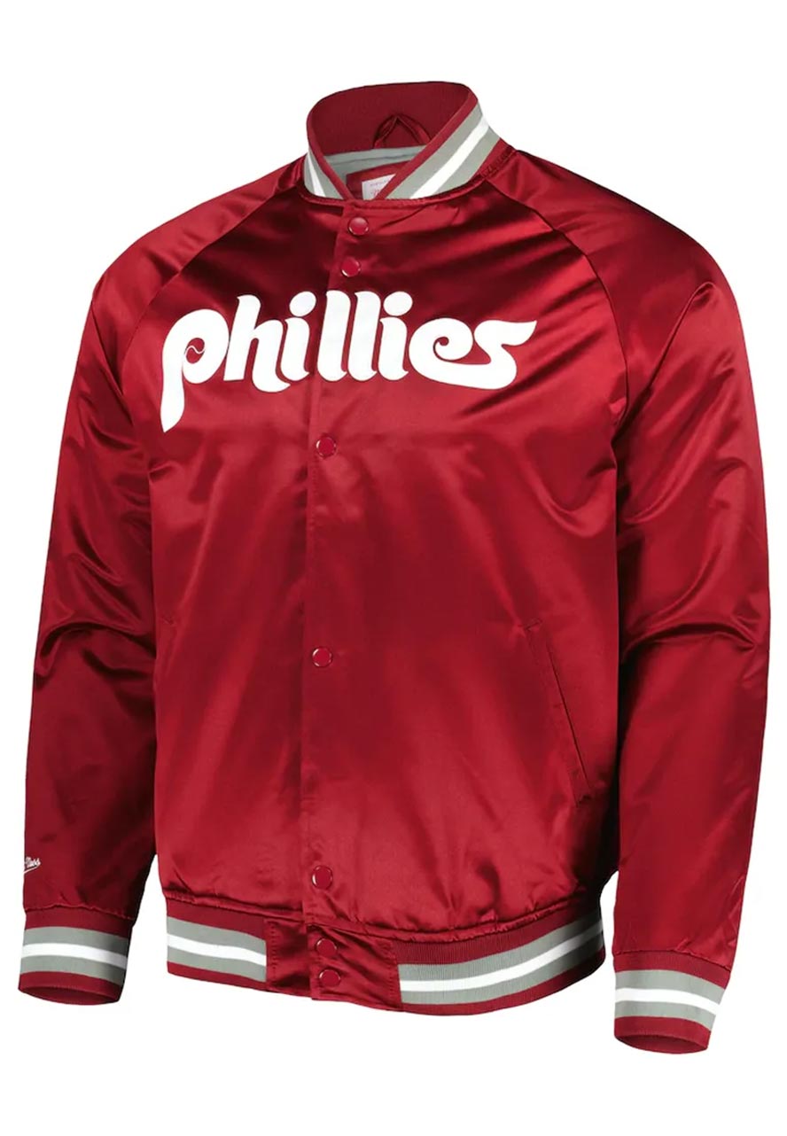 Philadelphia Phillies Satin Jacket Philadelphia Phillies Satin Jacket - Image 4