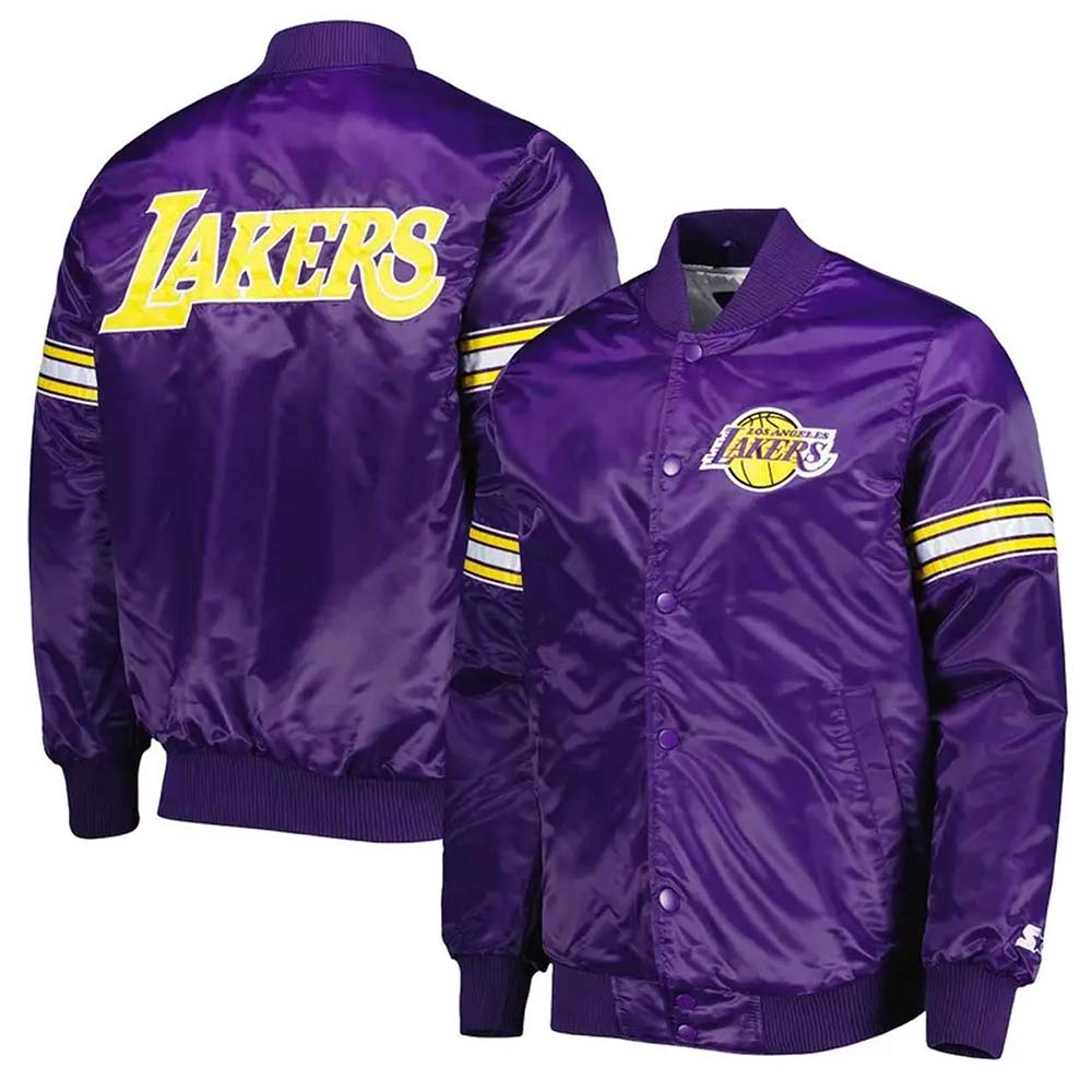 Pick And Roll Los Angeles Lakers Jacket Pick And Roll Los Angeles Lakers Jacket - Image 4