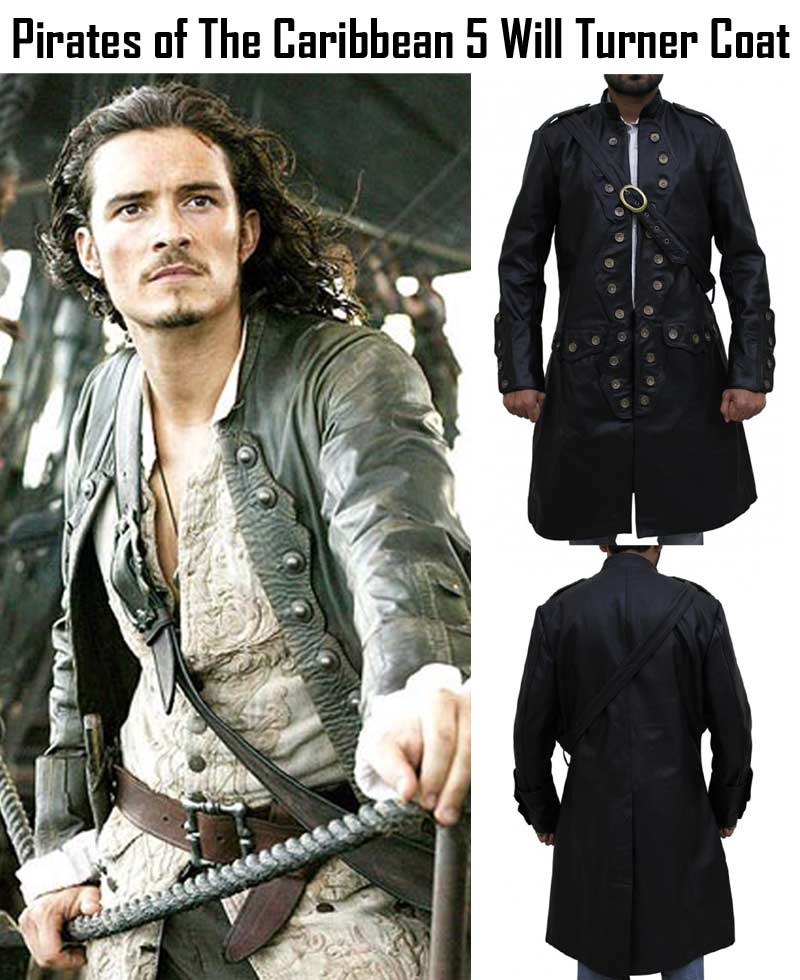 Will Turner Pirates of The Caribbean 5 Trench Coat pirates of the caribbean 5 will turner coat