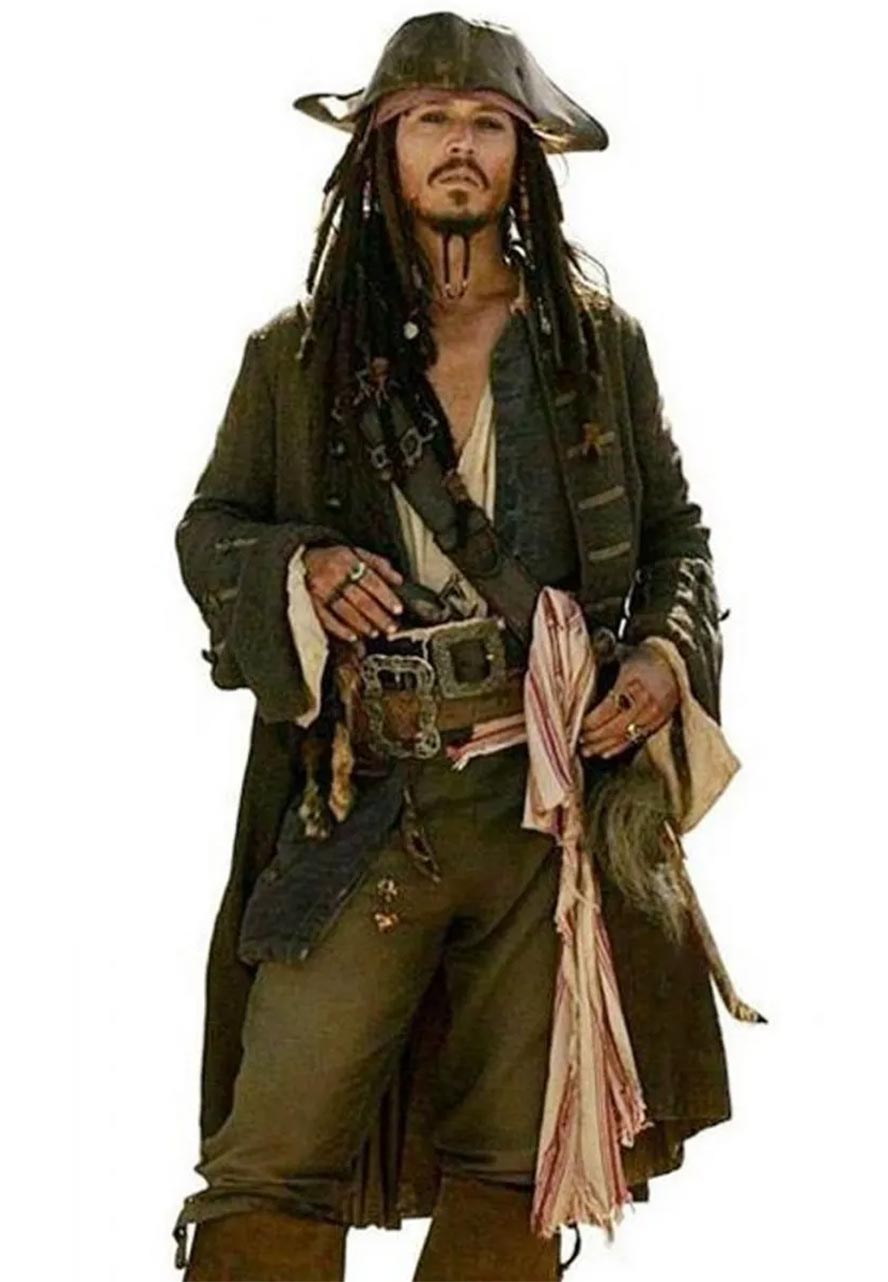 Pirates Of The Caribbean Jack Sparrow Coat Pirates Of The Caribbean Jack Sparrow Coat - Image 4