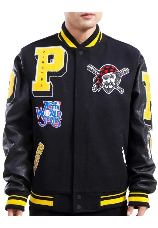 Pittsburgh Pirates Logo Varsity Jacket