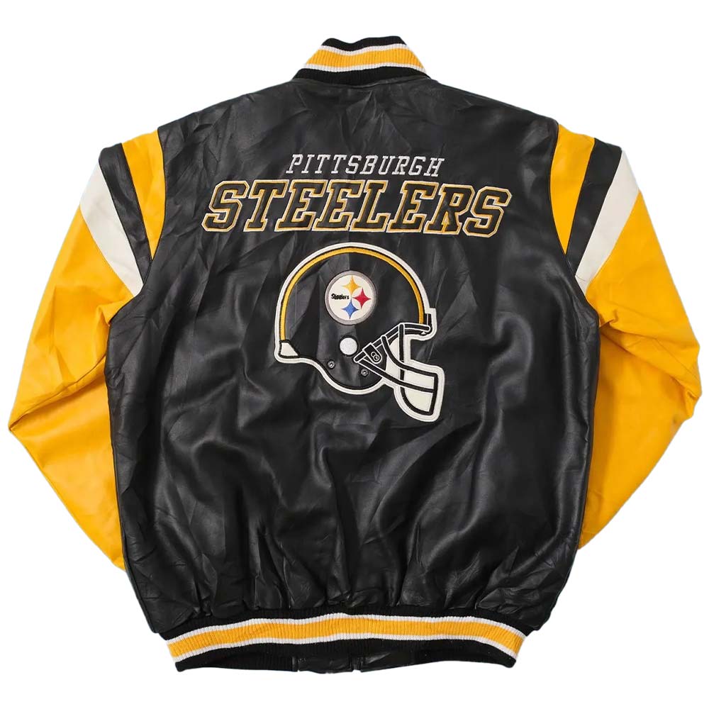 Pittsburgh Steelers Leather Jacket Pittsburgh Steelers Leather Jacket - Image 2