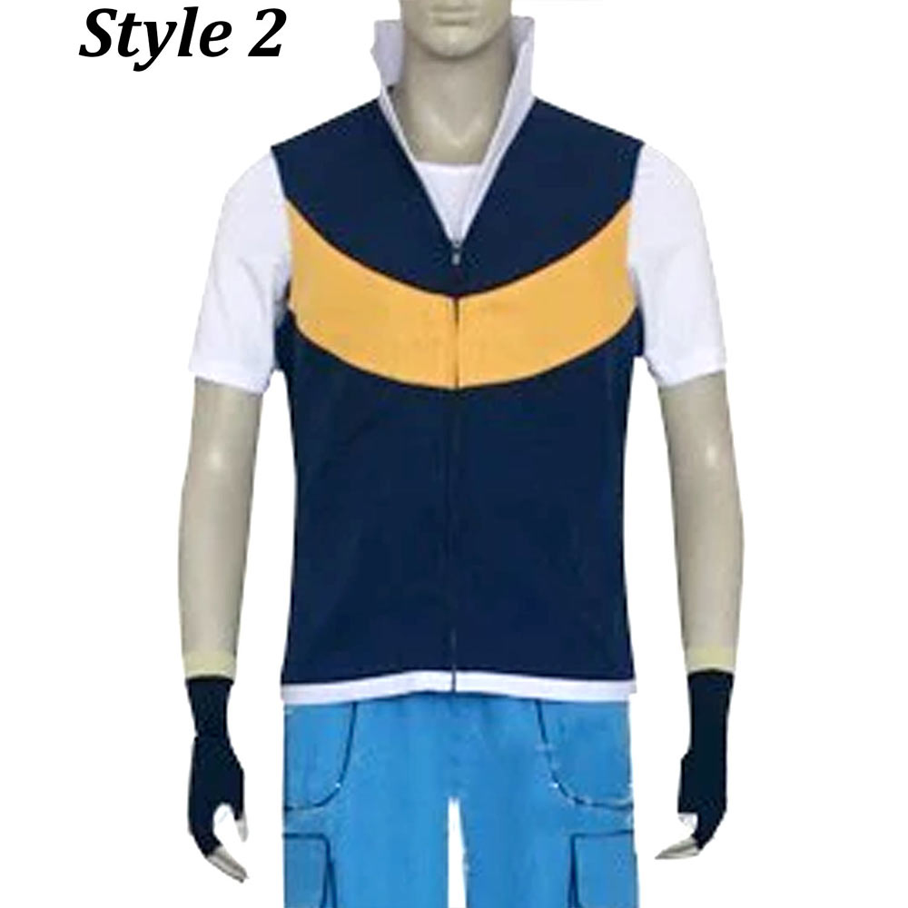 Pokemon Ash Ketchum Cotton Blue Vest Pokemon Ash Ketchum Cotton Blue Vest - Image 6