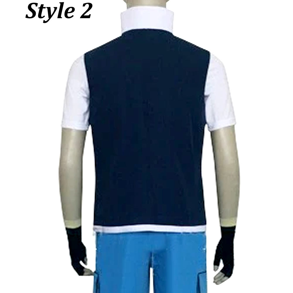Pokemon Ash Ketchum Cotton Blue Vest Pokemon Ash Ketchum Cotton Blue Vest - Image 8