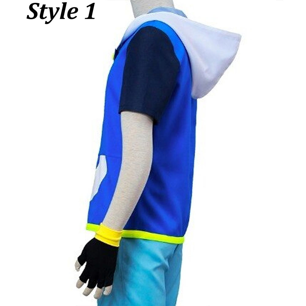 Pokemon Ash Ketchum Cotton Blue Vest Pokemon Ash Ketchum Cotton Blue Vest - Image 5
