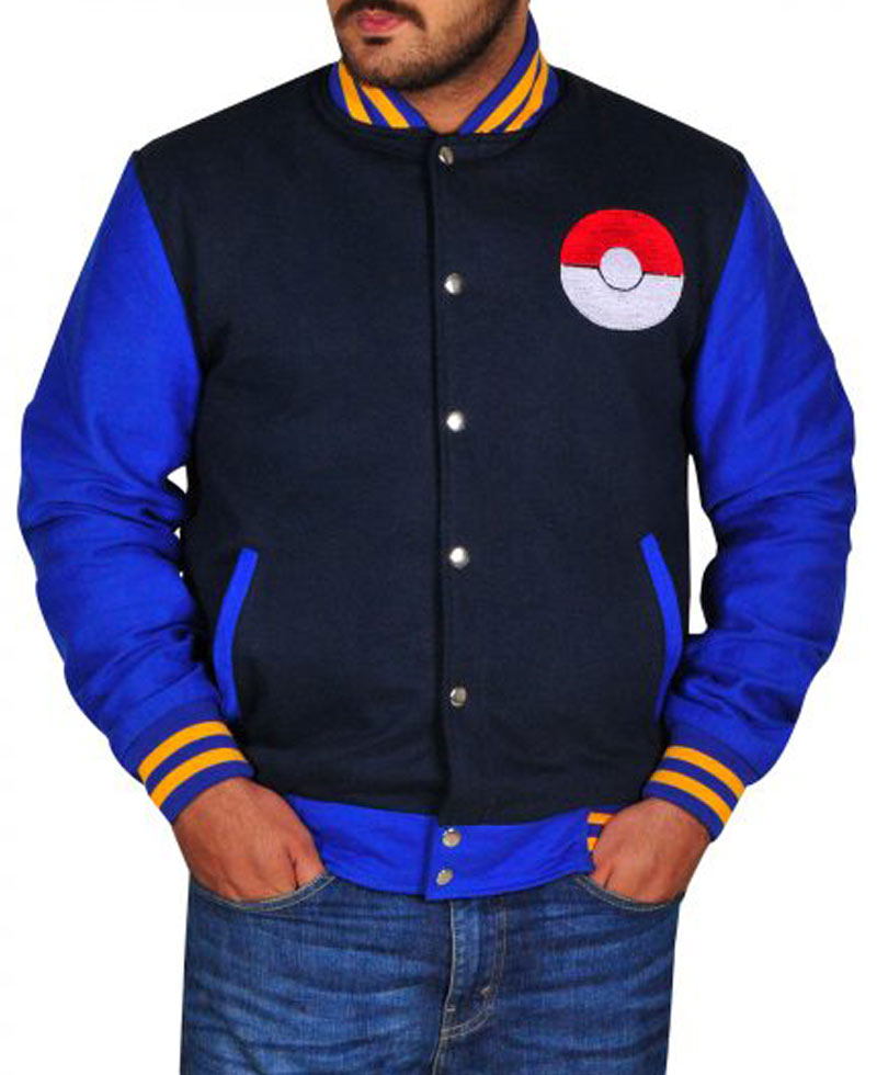 Men's Pokemon Varsity Jacket