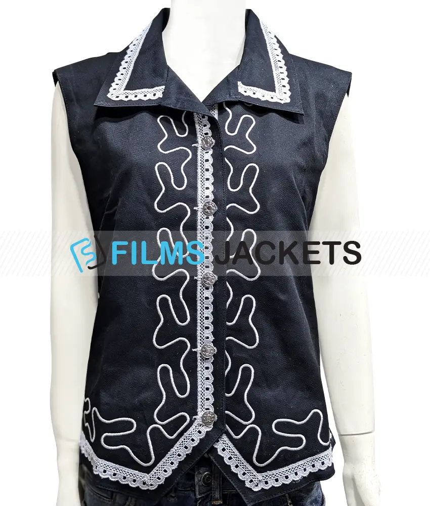 Poker Face 2023 Natasha Lyonne Black Vest Poker Face 2023 Natasha Lyonne Black Vest - Image 3