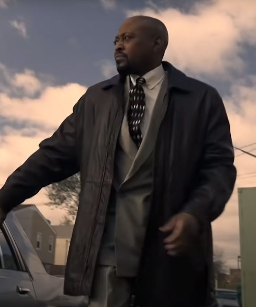 Power Book III Born Ready Leather Trench Coat Power Book III Born Ready Leather Trench Coat