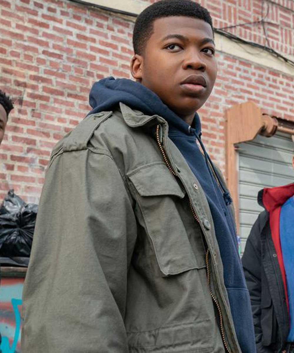 Power Book III Raising Kanan Stark Green Jacket Power Book III Raising Kanan Stark Green Jacket