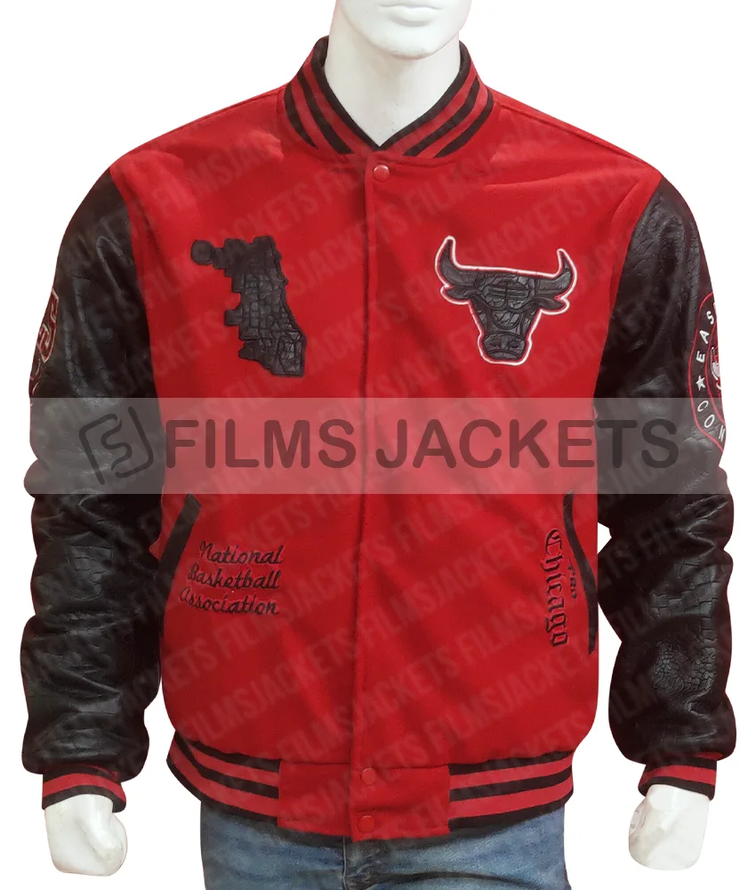 Pro Standard Chicago Bulls Varsity Jacket Pro Standard Chicago Bulls Varsity Jacket - Image 4