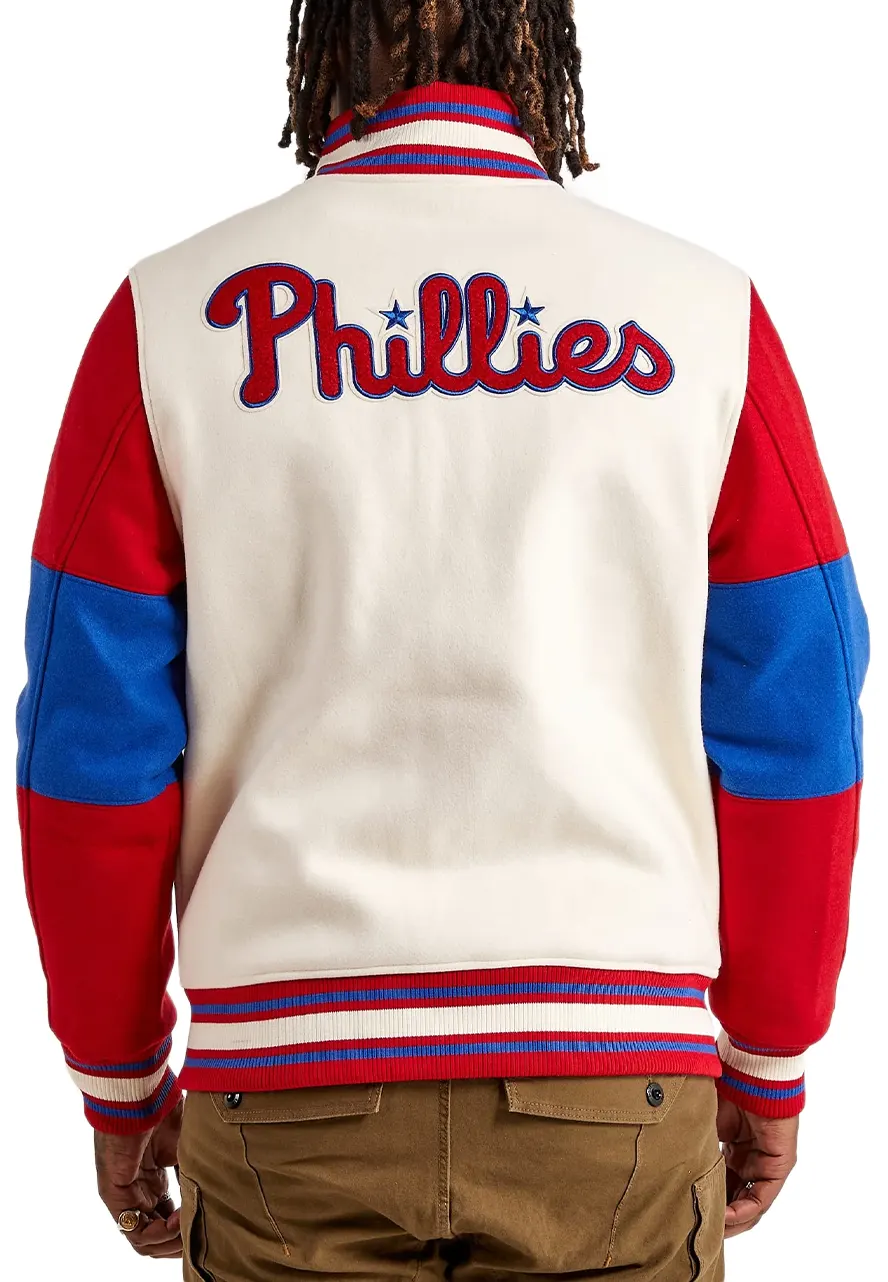 Pro Standard Philadelphia Phillies Varsity Jacket Pro Standard Philadelphia Phillies Varsity Jacket - Image 2