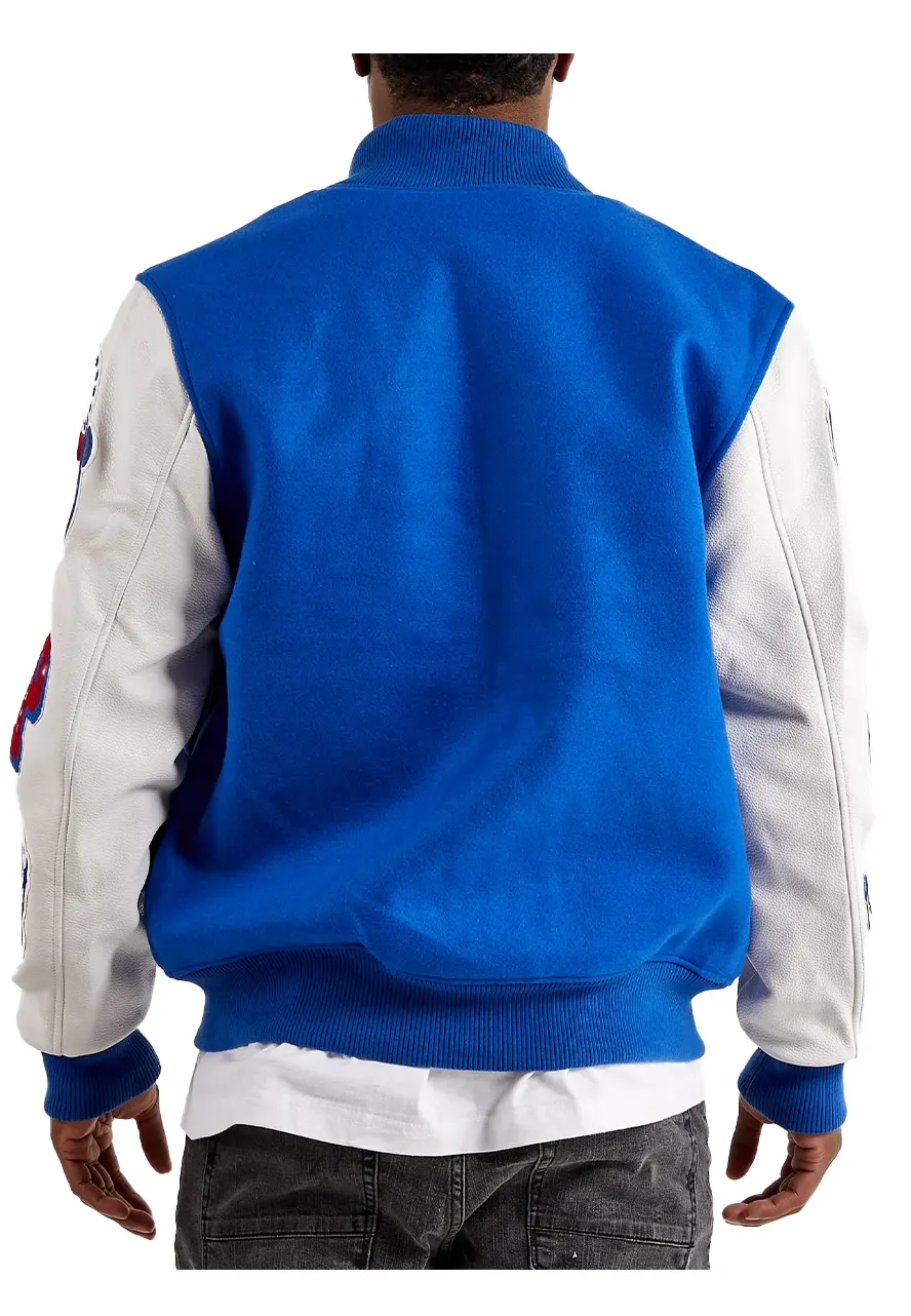 Pro Standard Philadelphia Sixers Varsity Jacket Pro Standard Philadelphia Sixers Varsity Jacket - Image 2