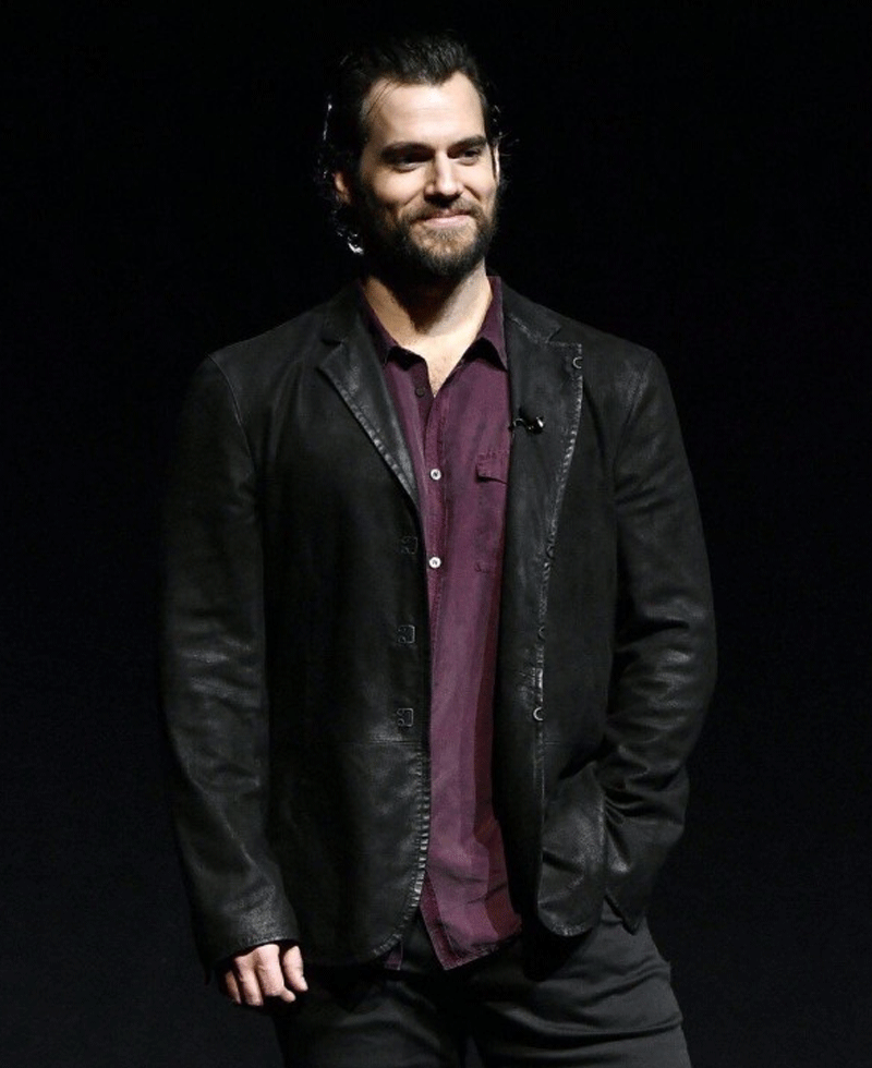 Promote Justice League Henry Cavill Leather Jacket Promote Justice League Henry Cavill Leather Jacket - Image 3
