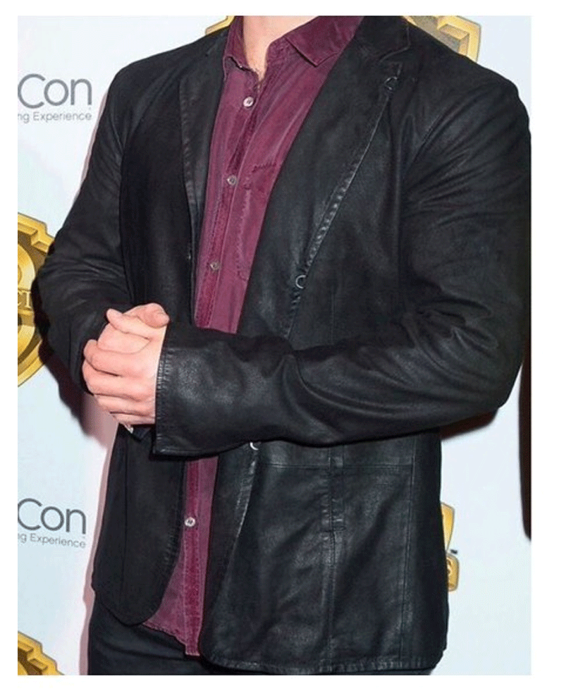 Promote Justice League Henry Cavill Leather Jacket Promote Justice League Henry Cavill Leather Jacket - Image 2