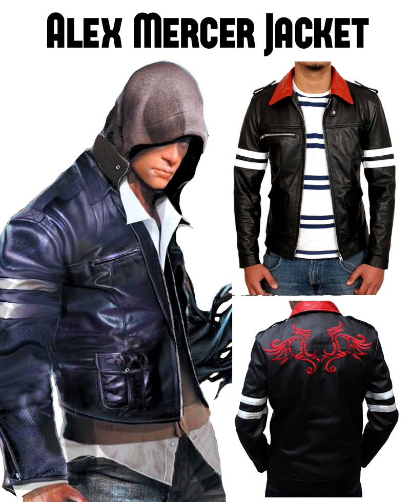 Prototype Game Alex Mercer Leather Jacket Prototype Game Alex Mercer Leather Jacket - Image 4