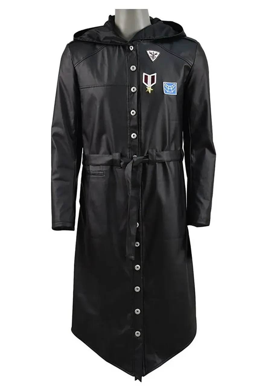 Pubg Leather Hooded Duster Coat Pubg Leather Hooded Duster Coat