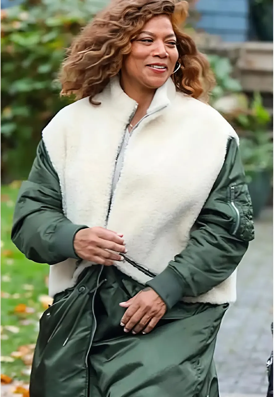 The Equalizer Queen Latifah Fur Satin Coat The Equalizer Queen Latifah Fur Satin Coat - Image 8