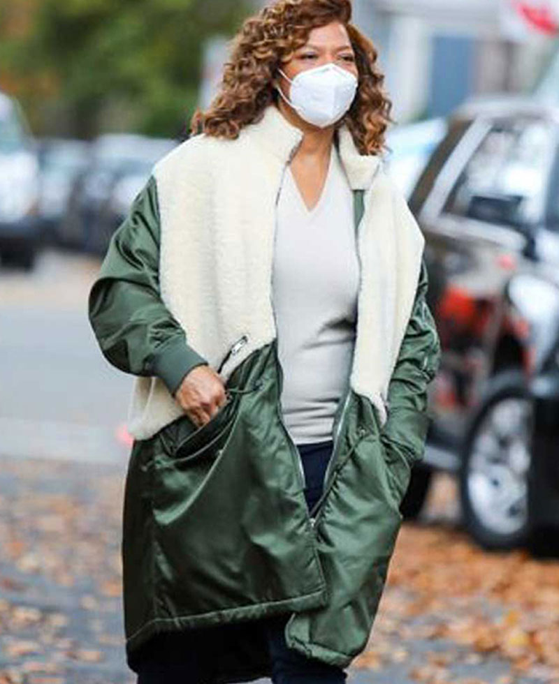 The Equalizer Queen Latifah Fur Satin Coat The Equalizer Queen Latifah Fur Satin Coat - Image 5