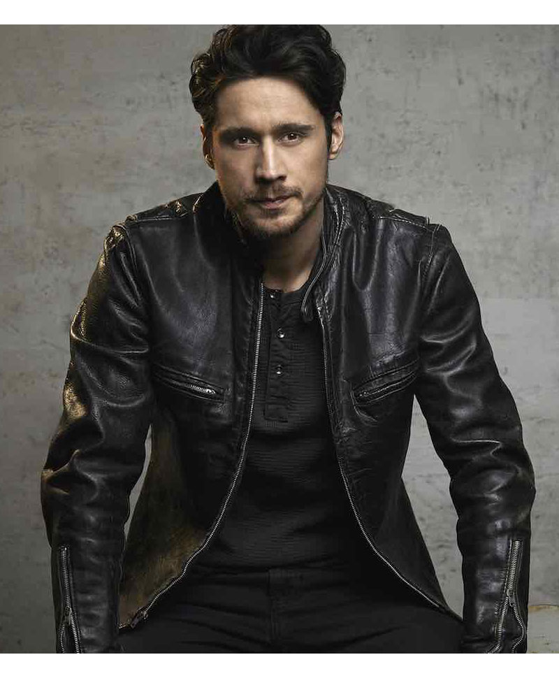 Queen of The South Peter Gadiot Motorcycle Leather Jacket Queen of The South Peter Gadiot Motorcycle Leather Jacket