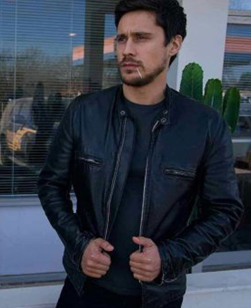 Queen of The South Peter Gadiot Motorcycle Leather Jacket Queen of The South Peter Gadiot Motorcycle Leather Jacket - Image 4