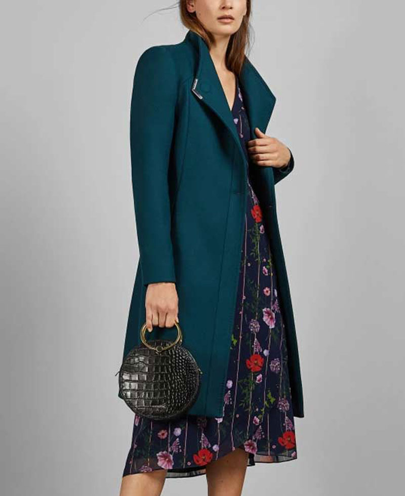 Rachael Leigh Cook Love Guaranteed Teal Coat Rachael Leigh Cook Love Guaranteed Teal Coat - Image 5