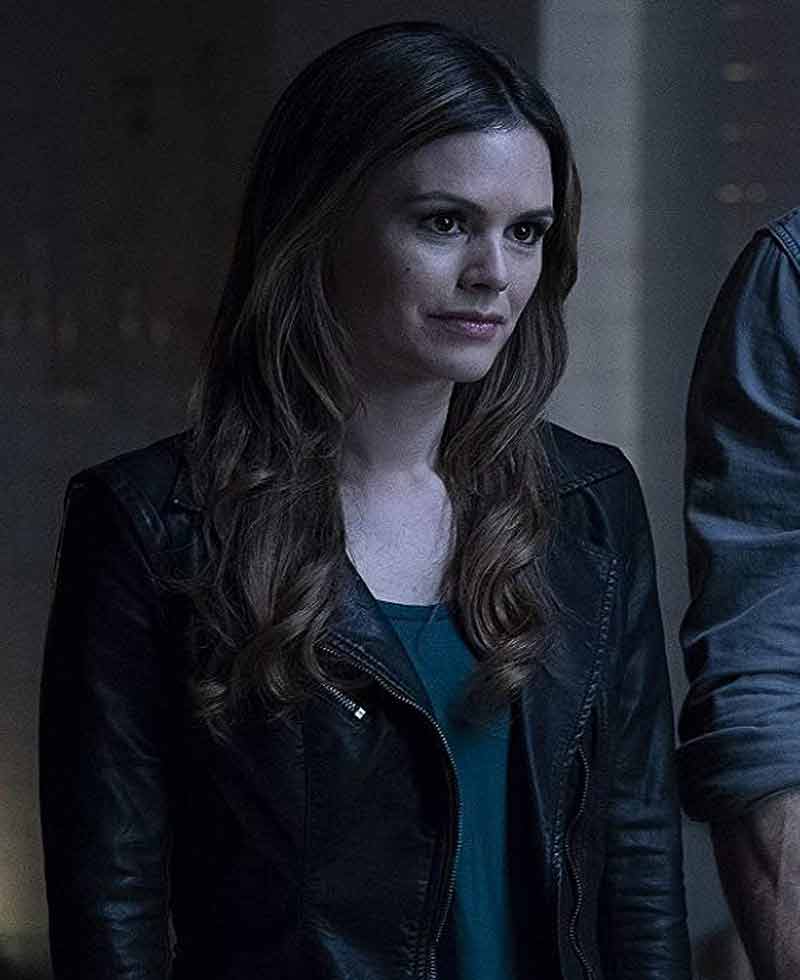 Rachel Bilson Take Two Black Leather Jacket Rachel Bilson Take Two Black Leather Jacket - Image 4