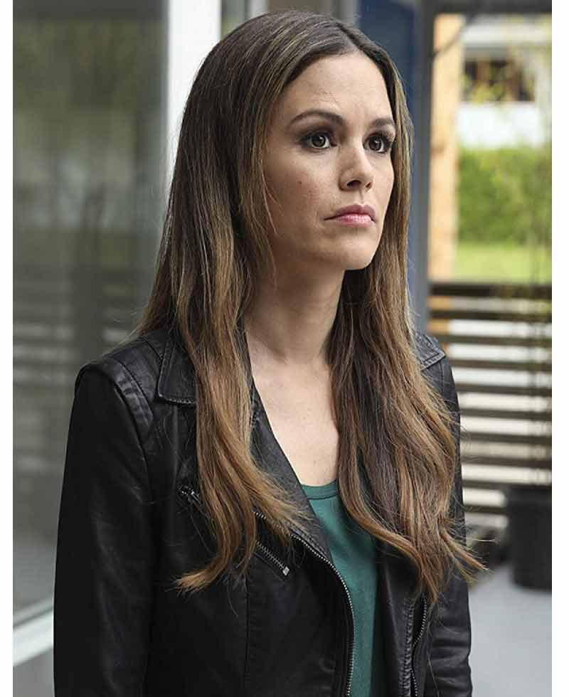 Rachel Bilson Take Two Black Leather Jacket Rachel Bilson Take Two Black Leather Jacket - Image 2